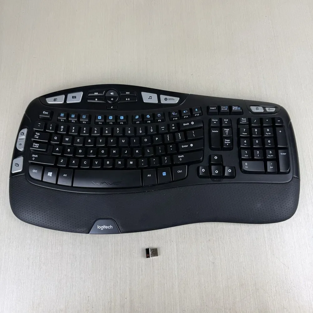 Logitech K350 Wireless Keyboard w/ USB Unifying Receiver Dongle Tested